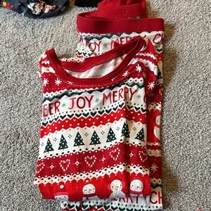 Little Sleepies Red and White Holiday Pajama Set